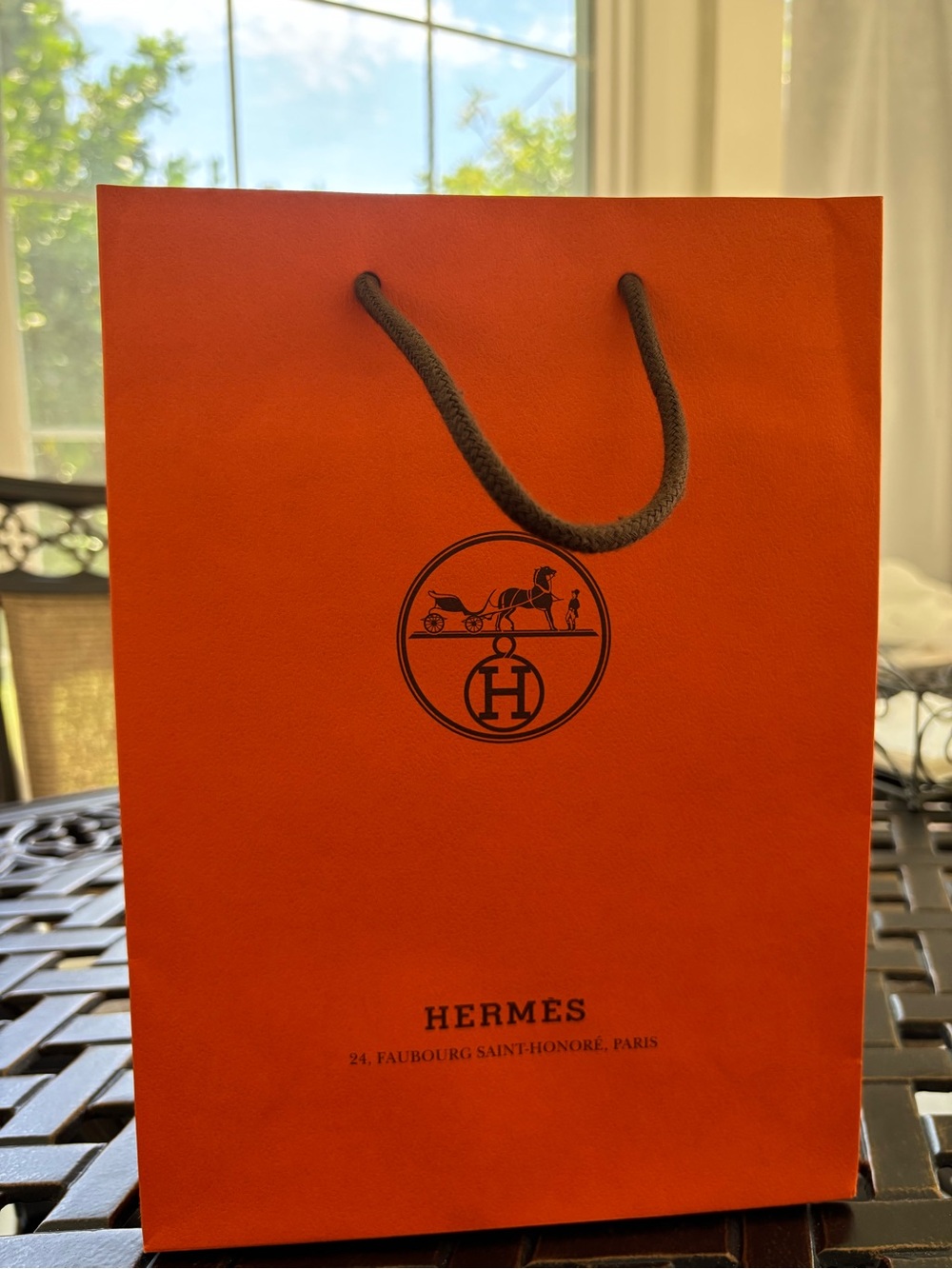 Hermes Orange Shopping Bag - Signature Orange